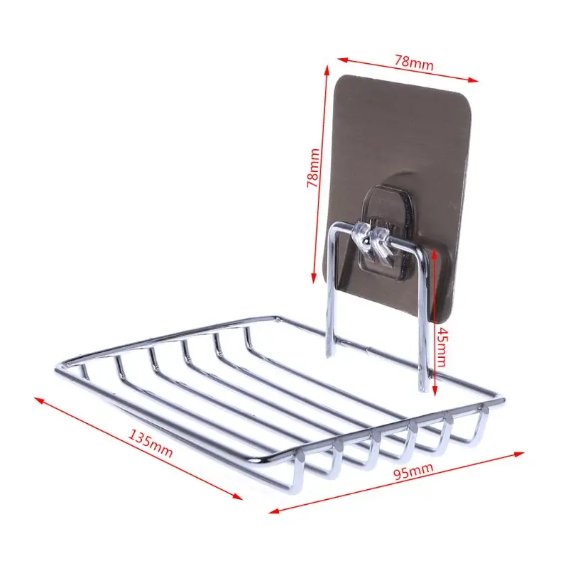 Настенный держатель для мыльницы на присоске, товарная полка для athroom, аппаратные средства, мыльницы