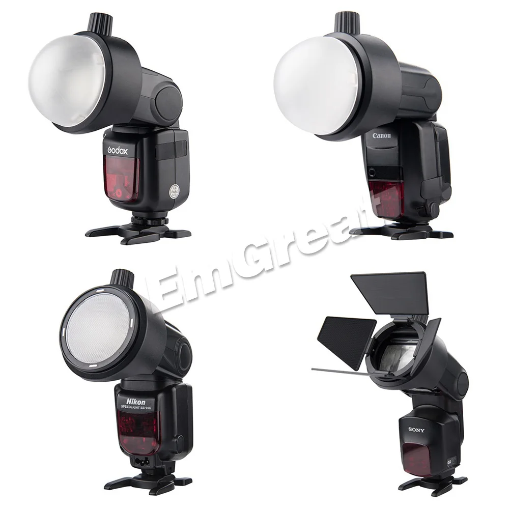 Godox S-R1 вспышка Speedlight адаптер AK-R1 переходное кольцо для Godox TT685 V850II V860II V350 TT600 Yongnuo Canon Nikon sony Flash