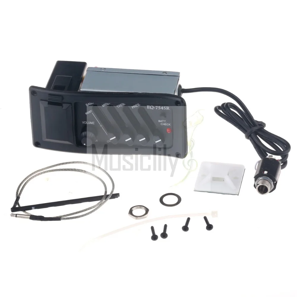 Acoustic Guitar 4 Band Preamp Amplifier Amp Equalizer EQ