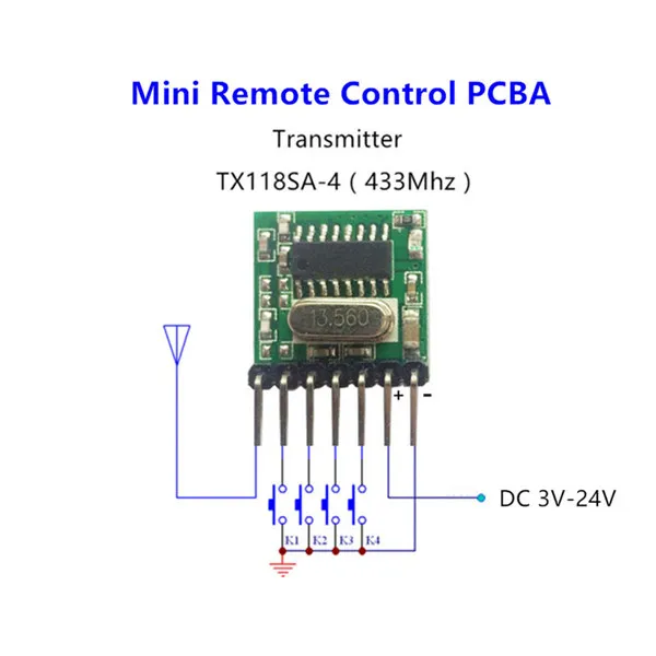 Remote Controls TX118S_600600