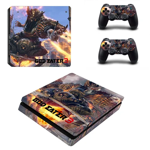YSP4S-2352 Игра God Eater 3 PS4 тонкая кожа Виниловая наклейка, стикер для Playstation 4 консоли и 2 контроллеры PS4 тонкая кожа Стикеры - Цвет: YSP4S-2352