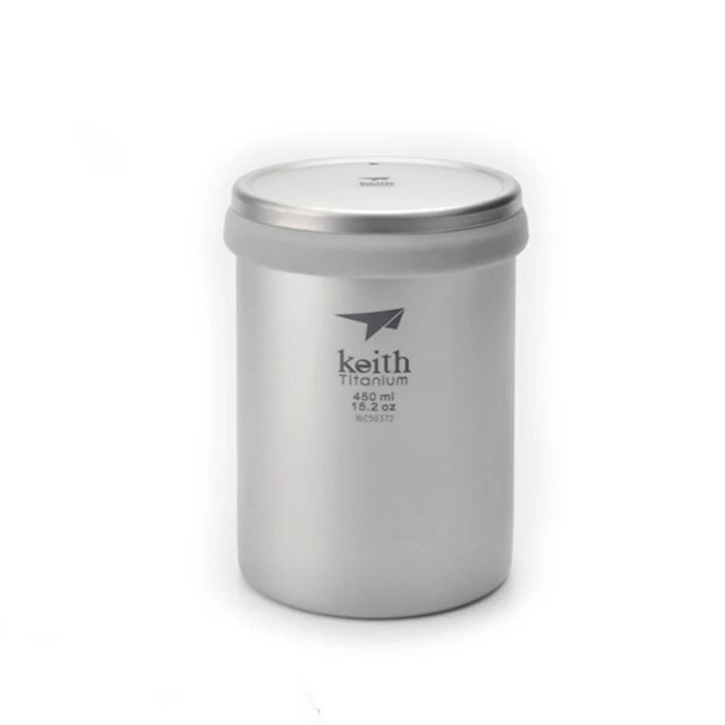 Murada de Titânio Pote com um Keith Titanium Cafeteira Dupla Isolado Café Chá Filtro Cestas 450ml Ti3521 6 Keith titanium cafeteira dupla murada de titânio