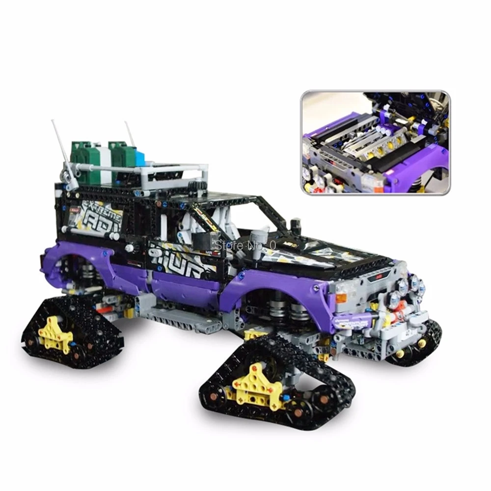 

2050pcs technic mechanical series ultimate extreme adventure car building block 42069 Bricks Toy
