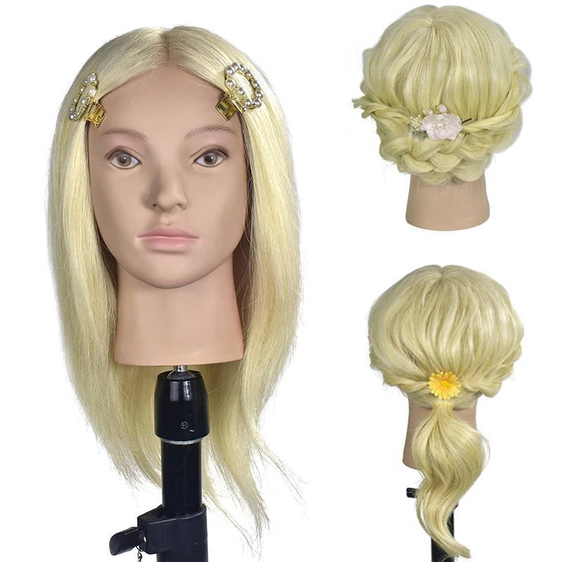 Professional Blonde Hairdressing Mannequin Head Female Mannequin Hair Styling Training Head Nice Mannequin Head Dolls
Professional Blonde Hairdressing Mannequin Head Female Mannequin Hair Styling Training Head Nice Mannequin Head Dolls