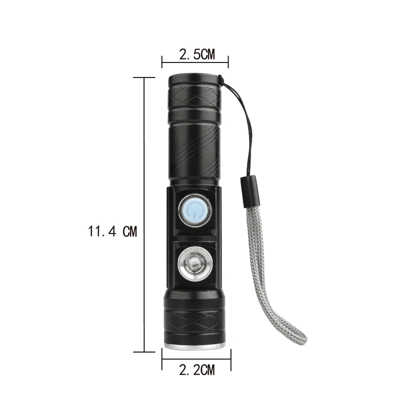 Yunmai портативный USB Перезаряжаемый флэш-светильник, Q5+ 395, УЛЬТРАКРАСНЫЙ фиолетовый светильник, черный светильник, УФ-лампа, водонепроницаемый светодиодный фонарь