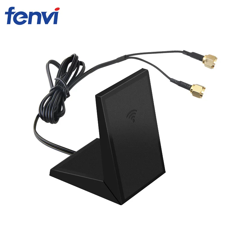 1 Pair Desktop Universal Laptop 93CM Managetic Antennas Wireless Wifi External Antenna for Laptop Wifi Card Adapter