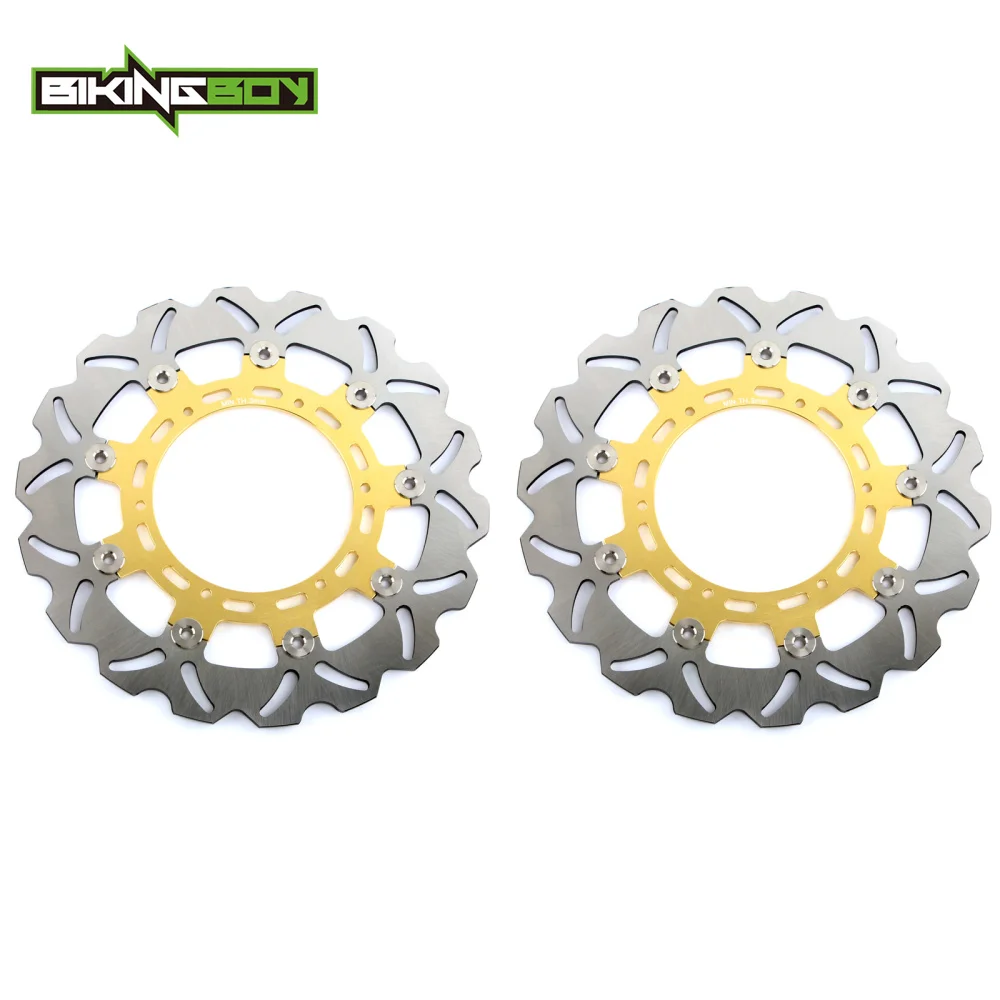 US $167.98 BIKINGBOY Front Brake Discs Rotors Disks 640 LC4 Adventure 04 05 06 07 950 990 LC8 Adventure S R Super Enduro 950 R 06 07 08 Set