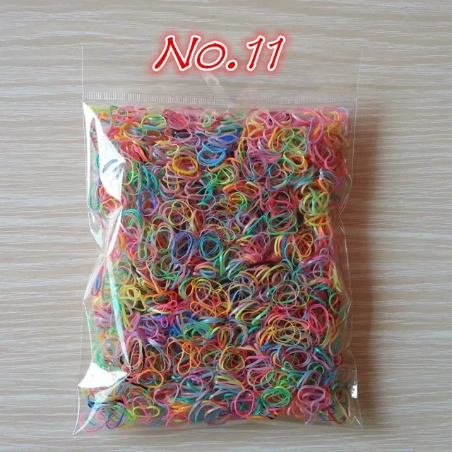 About 1000pcs/bag (small package) 2015 New Child Baby TPU Hair Holders Rubber Bands Elastics Girls Tie Gum Hair Accessories -