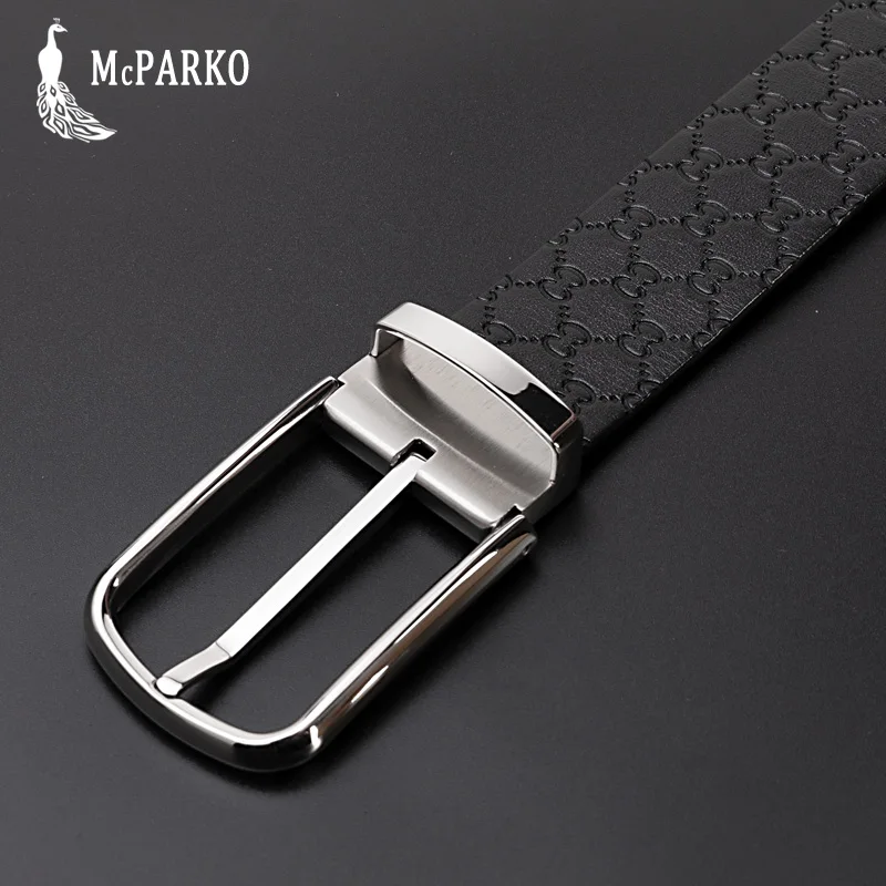 

Luxury Stainless Steel Blet Buckle Mens Belt Genuine Leather Cowhide Formal Belts CLASSICAL DESIGN