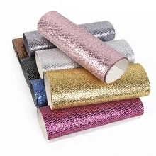 David accessories 20 34cm glitter synthetic leather argyle for diy Tissue Kids Bedding home textile for