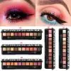 

women Nude Shining Eyeshadow Palette Waterproof Smoky Eye Shadow Pallete Matt Powder Cosmetics Lidschatten maquillage + Brush