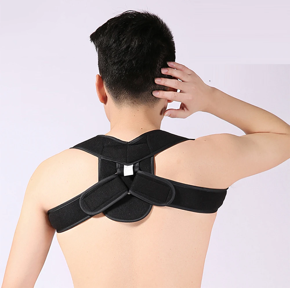 Unisex Adult Students Children Humpback kyphosis Hunchback Posture Corrector Back Sitting Spinal Posture Orthotics Strap