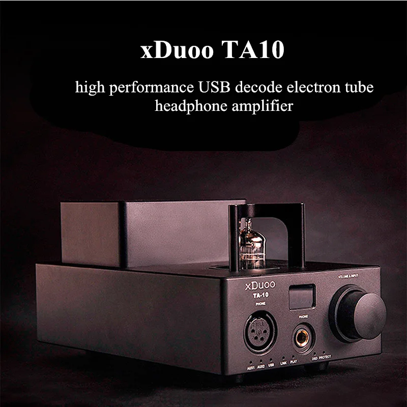 

Original Newest XDUOO TA-10 High Performance Balanced Power Amplifier AK4490 XMOS USB DSD DAC 12AU7 Tube Headphone Amplifier