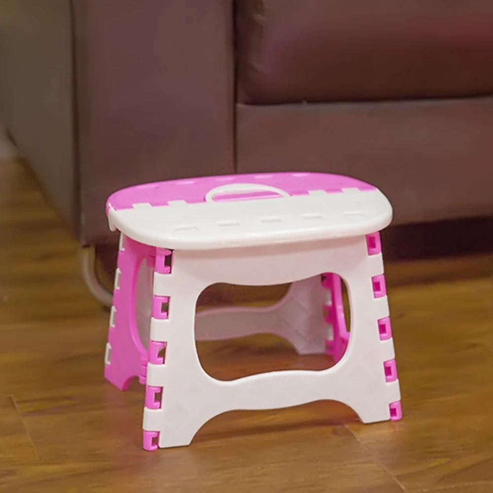 Детские стулья складной стул портативный открытый детский Кемпинг пикника шаг табурет пластик складной 2 цвета мини-сиденье стул горячая