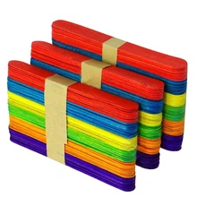 100 шт./лот, одноразовый воск для депиляции, деревянная палочка для удаления волос, аппликатор, шпатель