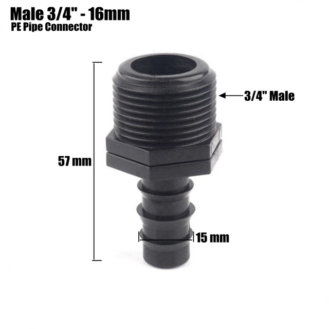 Male 3l4 Inch-16mm