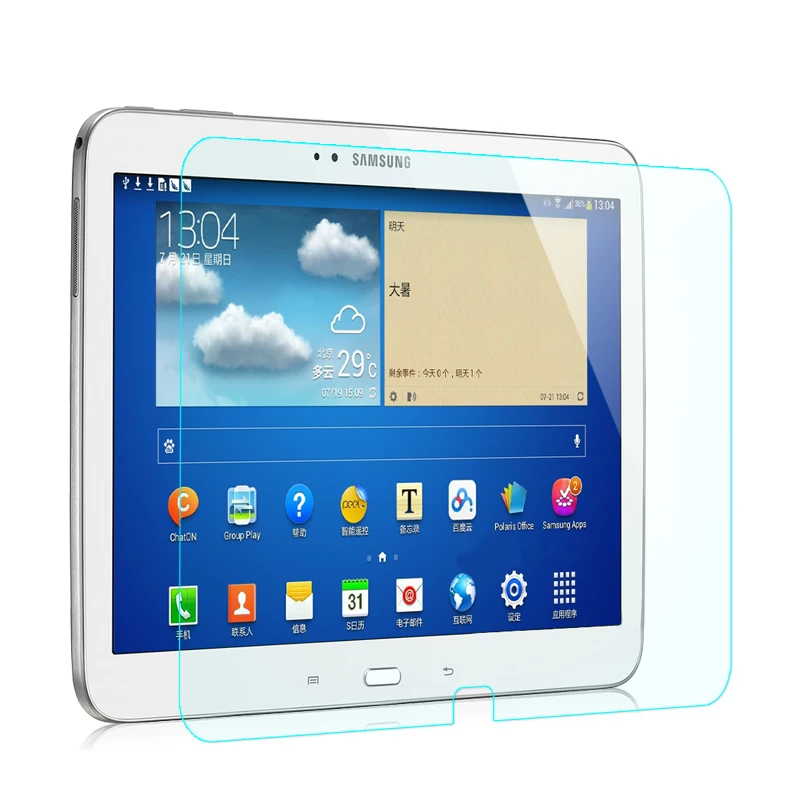 Закаленное Стекло Мембрана для Samsung Galaxy Tab 3 10,1 P5200 P5210 Сталь пленка планшет Экран защиты закаленное