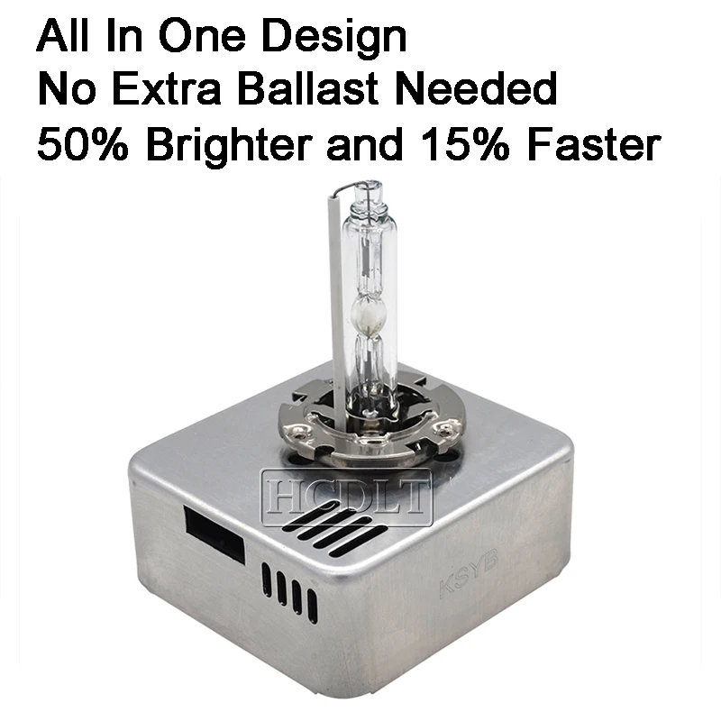 HCDLT Genuine 35W D5S OEM HID Xenon Headlamp Bulb 5500K White All In One D5S Xenon Ballast Kit 9285 410 171 Upgrade Original 25W (9)