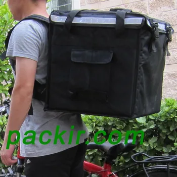 

PK-64V: Food Delivery Box, Middle Size Pizza Take Out Bag, Food Carrier, Top Loading, Magic Stick Closure, 16" L x 16" W x 16" H