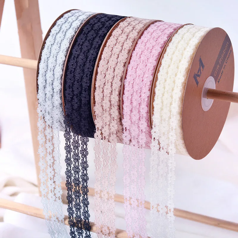 

Length 35 Yards Width 3.0 Cm Floral Lace Bouquet Packing Ribbon for Flower Gift Decorative Ribbon for Dress Diy Sewing Supplies