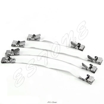 

Hot 4 Metal Bed Sheet Fasteners Clip Grippers Mattress Strong Elastic Holder