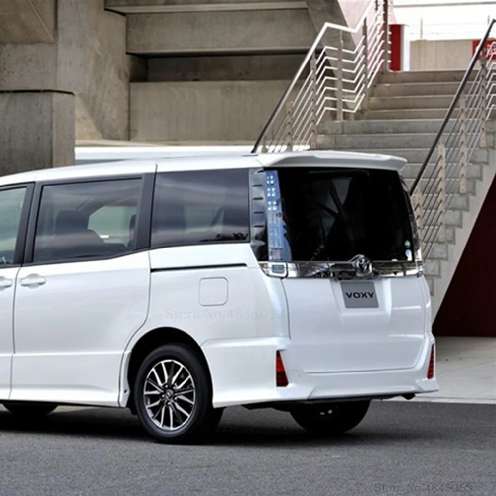 AITWATT для Toyota Noah Voxy 2007 до ABS пластик черный и белый цвет спойлер задний багажник загрузки губы крыло спойлер автомобиля стиль