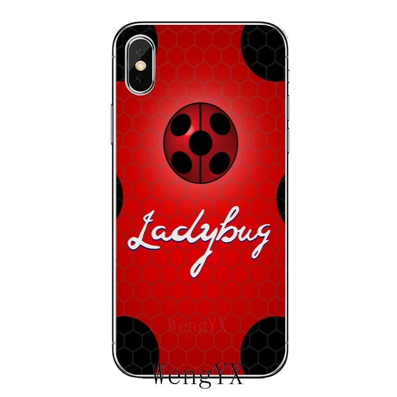 Леди Баг Божья коровка для Apple iPhone X XR XS Max 8 7 plus 6s 6 plus SE 5S 5c 5 4S 4 Защитный Мягкий чехол для телефона чехол