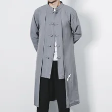 

Abrigo Hombre Sale Trench Coat Men Large Size Style Cotton Dustcoat Male Of False Two In The Long Section Of Men's Windbreaker