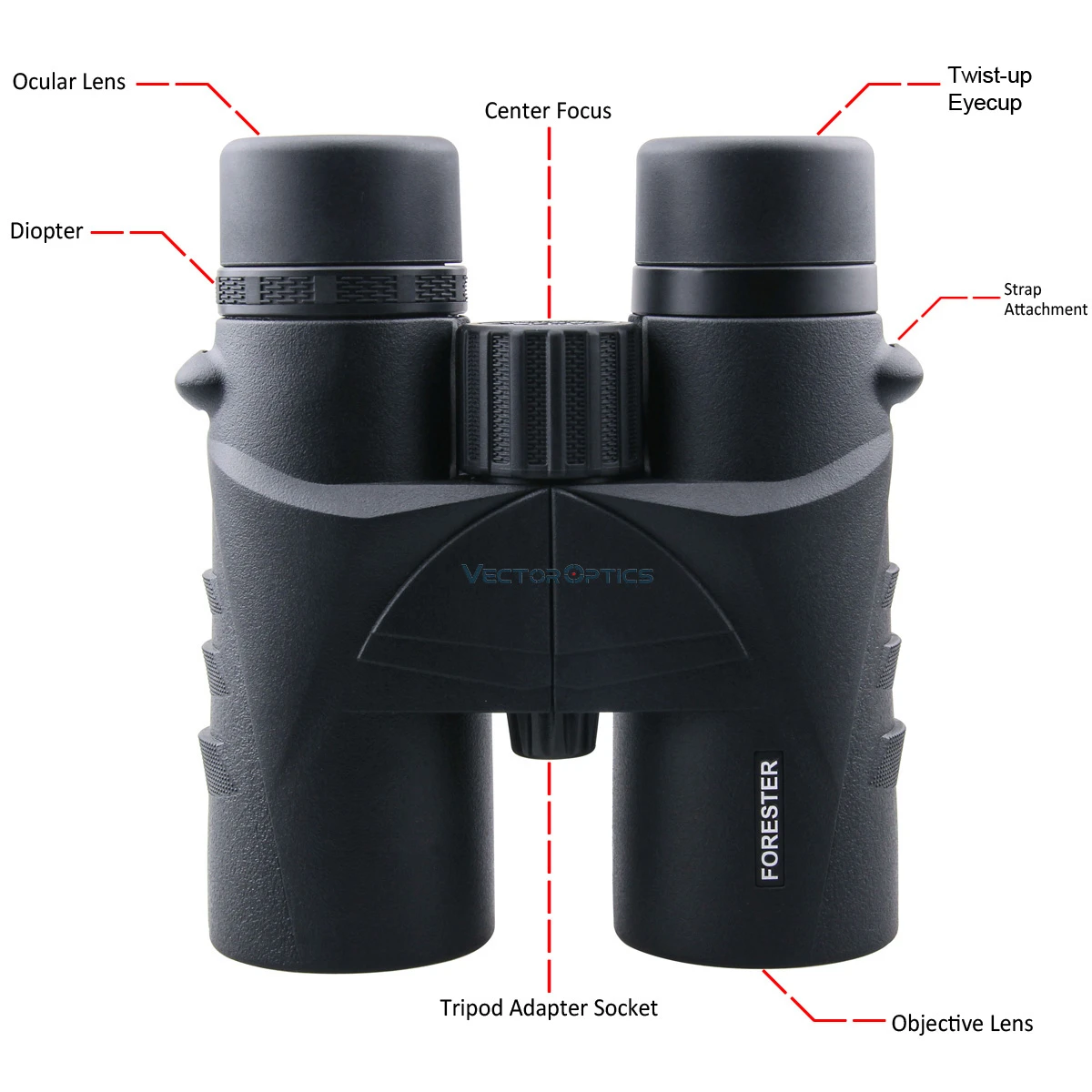 Vector Optics Forester 8x42 Binoculars Water Proof  Prism Bak4 With FMC 6 Lens for Hunting Bird Watching Outdoor Traveling 4