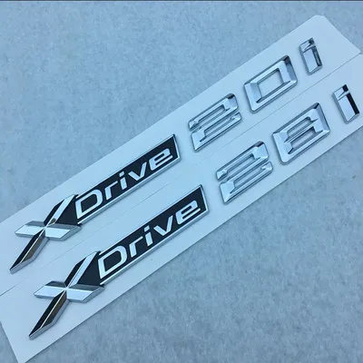 1 X новая хромированная наклейка с логотипом XDrive для автомобиля Drive 20i 25i 28i 30i 35i 40i 48i