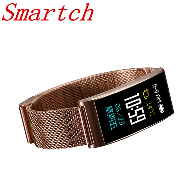 

Smartch X3 fitness tracker Smart Bracelet 0.96 Inch TFT IPS Color Bracelet Support Waterproof IP68 Blood Pressure Heart Rate sma