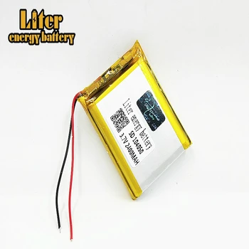 

2400mAh Battery 3.7V Lipo 104050 Rechargeable for Dvr GPS MP4 MP5 Tablet PC Laptop Power Bank Electronic Toys Driving Recorder