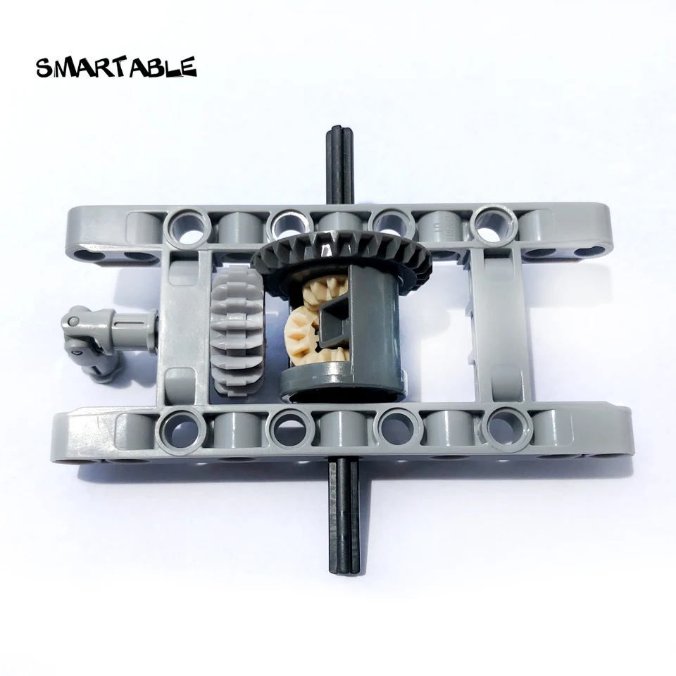 Smartable MOC Technic набор дифференциалов с рамкой строительные блоки детали шасси для