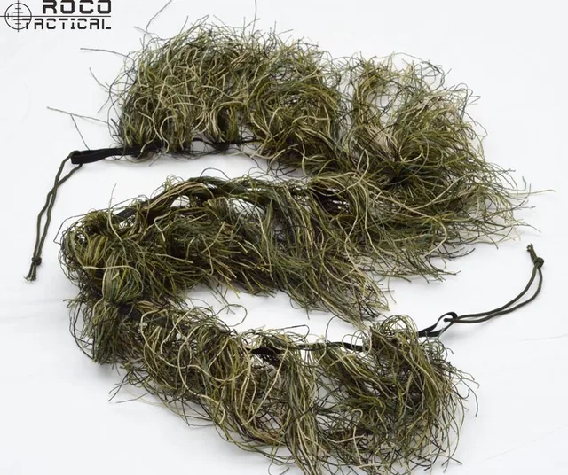 1.2m Elastic Synthetic Camouflage Sniper Rifle Wrap Ghillie Paintball