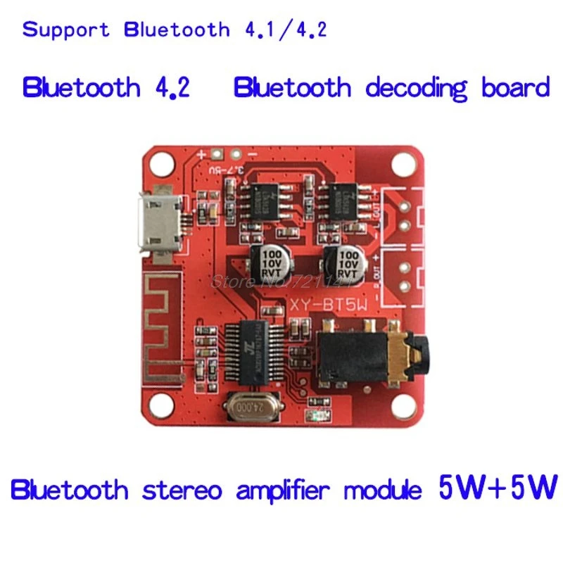 XY BT5W Bluetooth MP3 декодер не допускающий потерь плата 4 2 аудио стерео приемник модуль