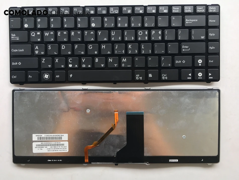 KR Корейская клавиатура для ASUS EPC 1201 1215 U20 U20A UL20 1201HA 1201N черная макет | Компьютеры и