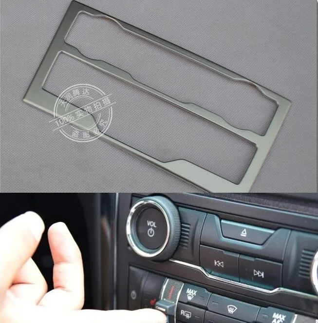 

Car central controller panel protector granish cover ABS chrome Car Accessories car styling stickers for Ford EXPLORER 2016