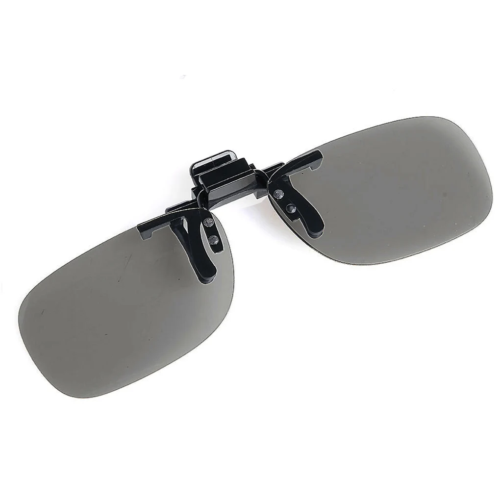 1 Pair Clip On Type Passive Circular Polarized 3D Glasses Clips for 3D TV Movie Drop Shipping Support