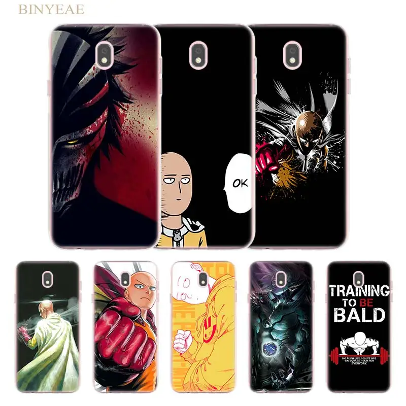 

Case for Samsung Galaxy J4 J6 J8 2018 J3 J5 J7 2016 2017EU J5 J7 Prime Silicone Clear TPU Phone Cover Anime Bleach One Punch Man