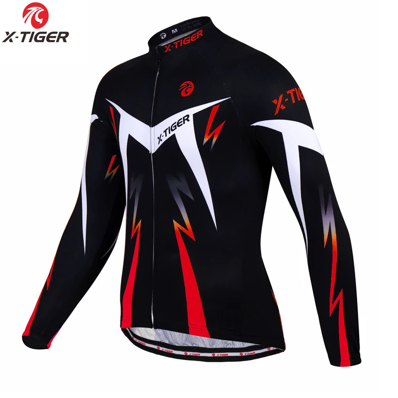Winter Bike Jerseys X-Tiger Pro зимняя велосипедная одежда для велоспорта MTB, теплая флисовая велосипедная Джерси, велосипедная одежда для велоспорта, спортивная одежда - Цвет: Winter Bike Jerseys