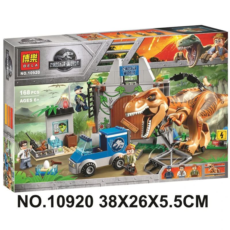 Bela Compatibel World Model Dinosaurus Park T Rex 2018 Nieuwe JurassicWorld Educatief Baksteen Bouwstenen Geschenken|Blokken| - AliExpress