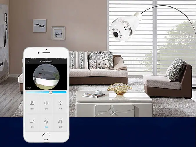 Yobangsecurity 960 P 360 градусов рыбий глаз панорамный Wi Fi Беспроводной P2P сети ip Камера