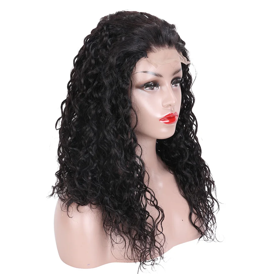 Murah Kecantikan Di Line Brasil U Bagian Wig Gelombang Air Wig Remy Rambut 4*4 Renda Depan Rambut Manusia Wig setengah Harga untuk 2nd 3rd 4th Potongan Murah Kecantikan Di Line Brasil U Bagian Wig Gelombang Air Wig Remy Rambut 4*4 Renda Depan Rambut Manusia Wig setengah Harga untuk 2nd 3rd 4th Potongan