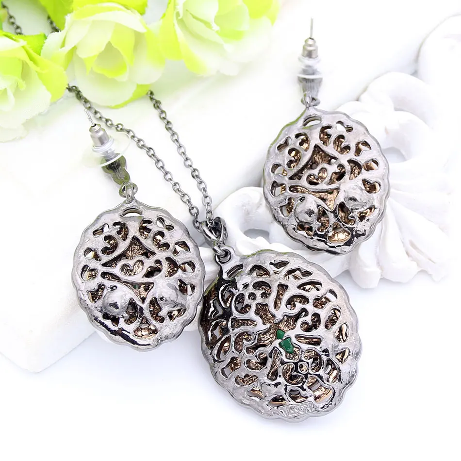 Женское винтажное ожерелье в турецком стиле|rhinestone jewelry set|jewelry setsdrop sets |