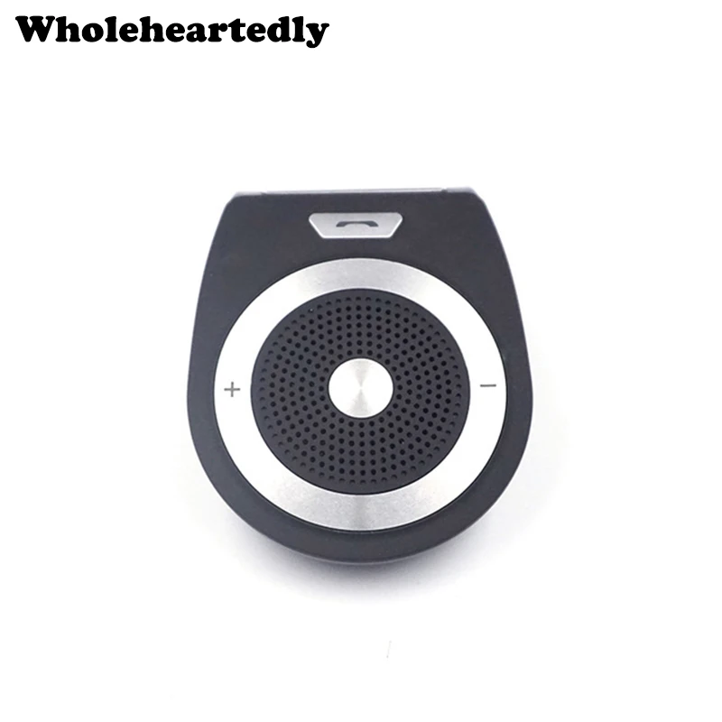 

New Bluetooth Car Kit Handsfree Speakerphone AUX Stereo Bass Wireless Car Kit for Mobile Phone Samsung HTC Sony iPhone