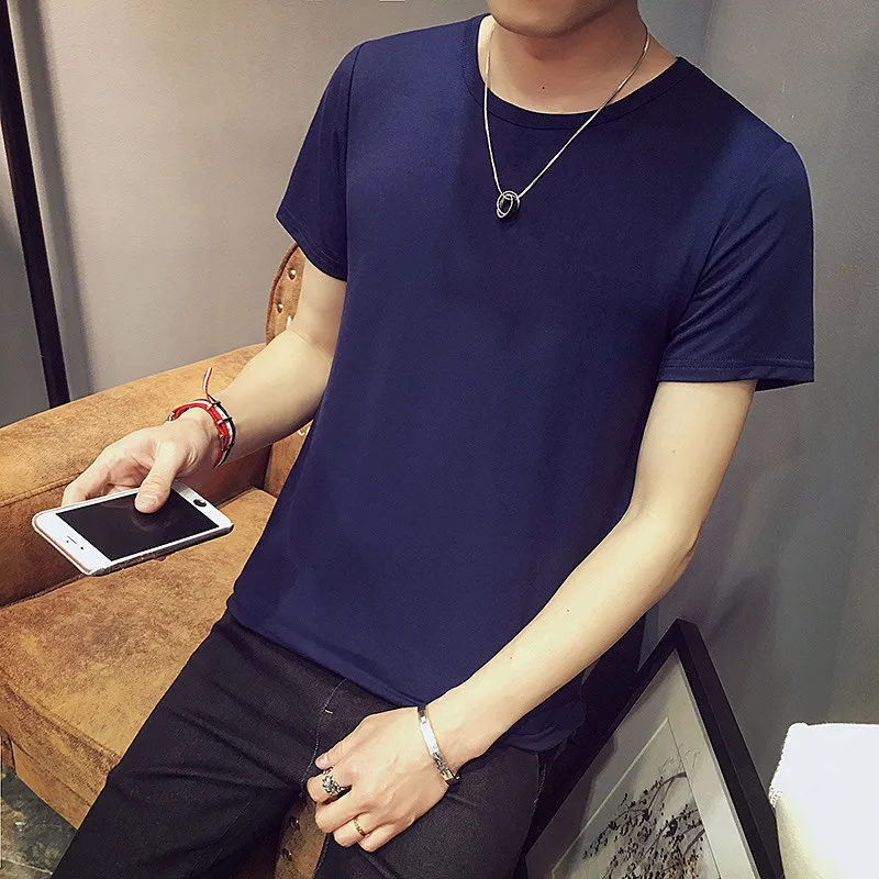 

2019 Casual Rushed Ball Palace Undertale Summer Of The New Men's Short Sleeve T Shirt Youth Collar Pure Color To Sell Goods