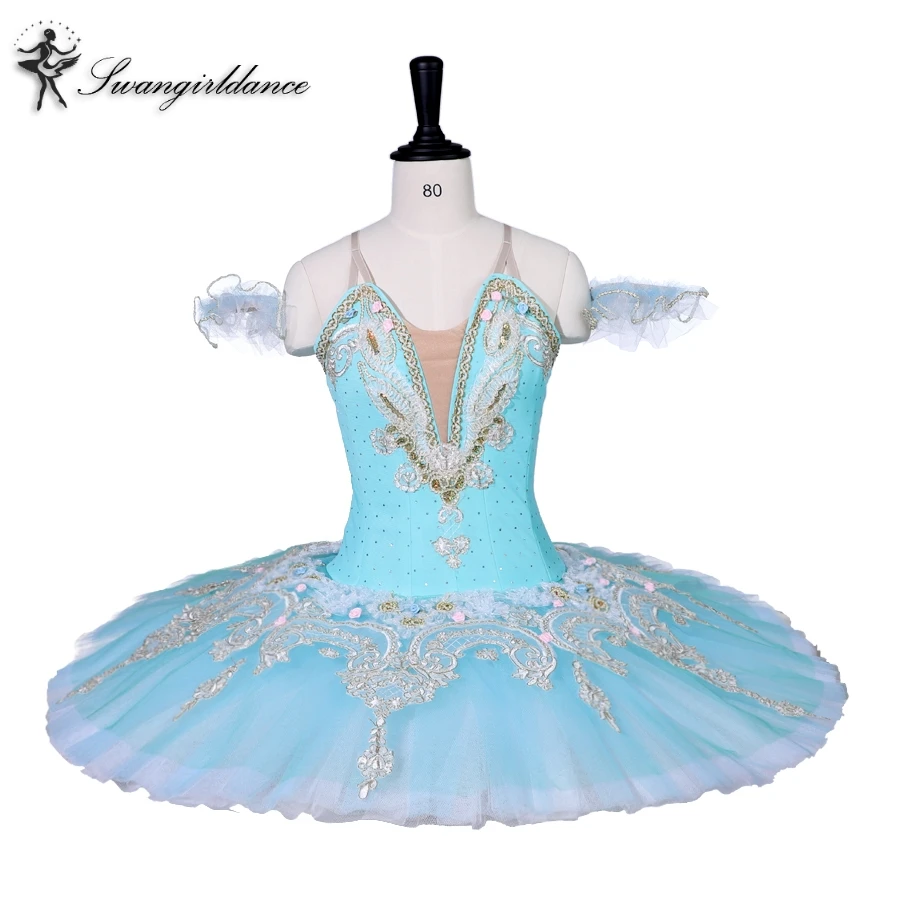 girls light blue swan lake ballet tutu,pink professonal ballet tutu for competition,ballet costumes for girlsBT9059