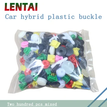 

LENTAI 200pcs/set Mixed Car Fastener Auto Door Bumper Fender Rivet Clips For Toyota Corolla Seat Leon Jeep Skoda Fabia Rapid