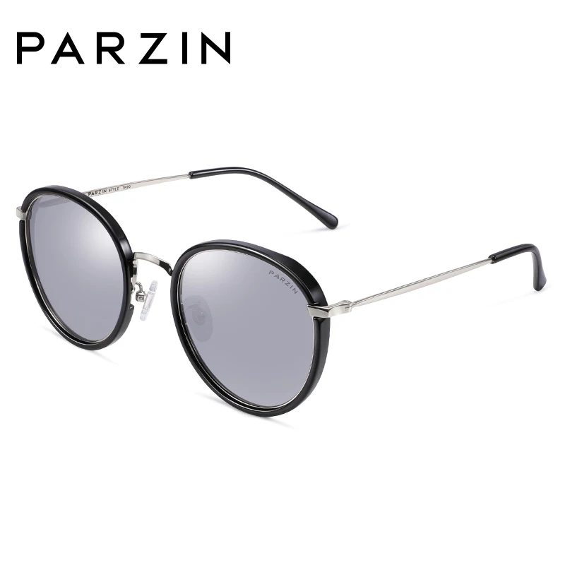 Polarisierte 2018 Len Frame Beschichtung L Oval Brillen Linsen Frauen Silver Purple Hohe Für Black Qualität transparent Sonnenbrille Le Spiegel Tac Metall Fahr Rahmen Parzin Gläser tea black qx4t7aUw