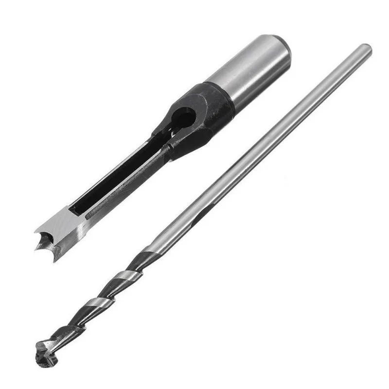 

1pc 10mm/16mm Square Hole Mortiser Drill Bit Mortising Chisel Woodworking Electric Drill Tools